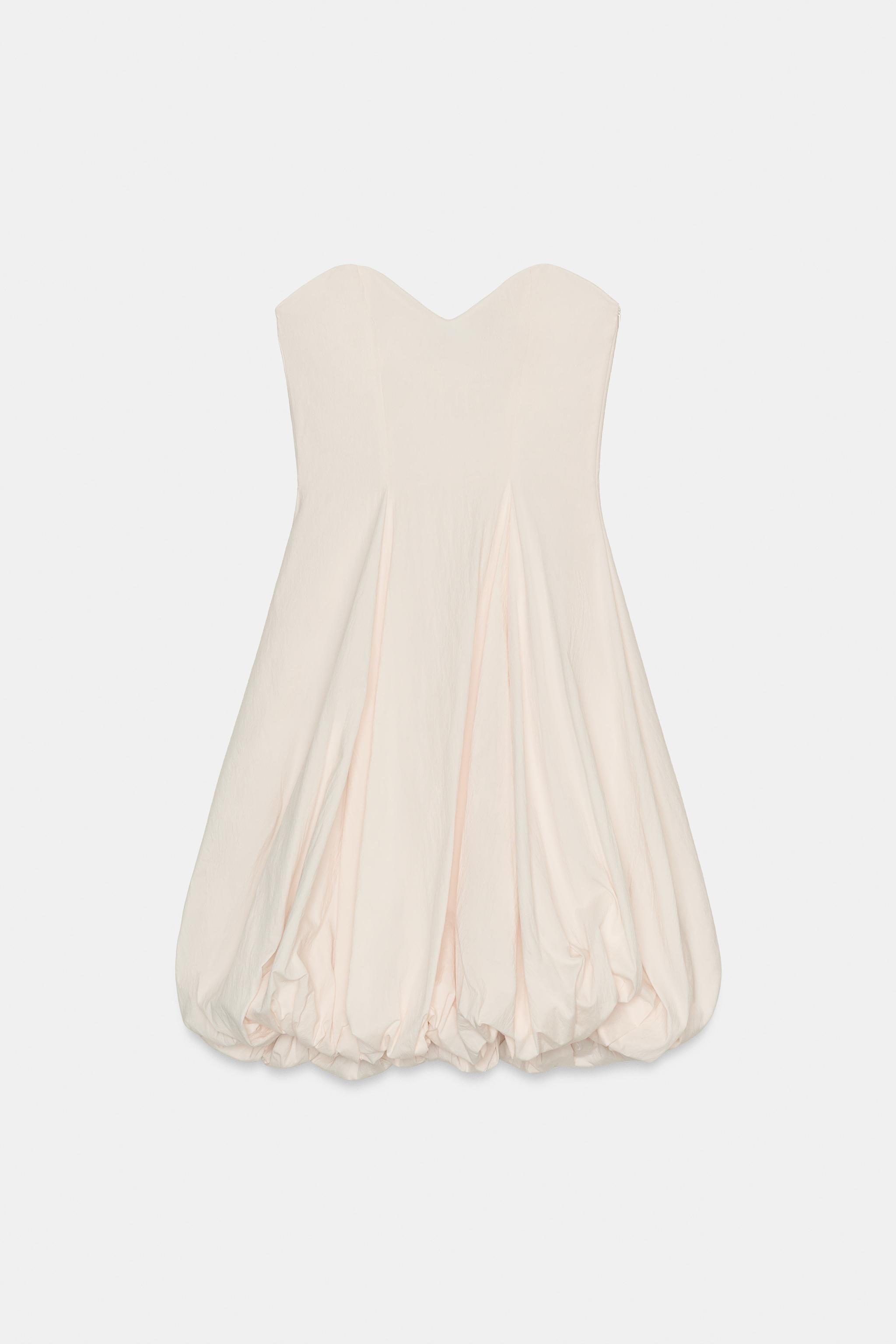 ROBE BUSTIER EFFET BALLON